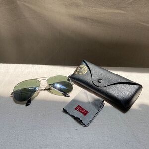 Vintage Ray-Ban Sunglasses Mirrored Unisex RB3025 W3277 58 Aviator